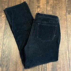 Vintage Black Corduroy pants mens 34x33
